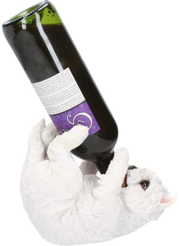 Animal Collection~ Guzzlers West Highland Terrier Wine Bottle Holder 21cm White