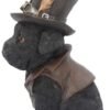 Magicun N.Giftware~Cogsmiths Dog Figurine 26cm Black