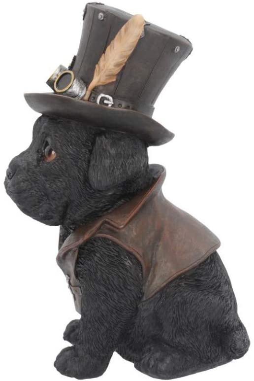 Steampunk Collection~Cogsmiths Dog Figurine 26cm Black