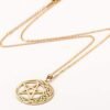 Witchcraft~cooltime Stainless Steel Pentacle Pendant Necklace Pentagram Celtic Knot Star Circle Crescent Charm Jewelry