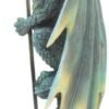 Artist Collections~ Skull Blade by Ruth Thompson Letter Opener 30cm Green, Resin, 25.4cm