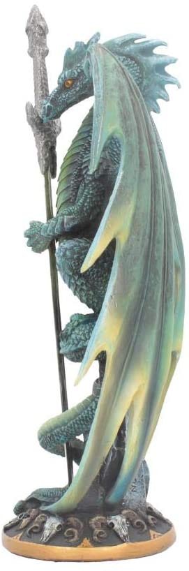Artist Collections~ Skull Blade by Ruth Thompson Letter Opener 30cm Green, Resin, 25.4cm