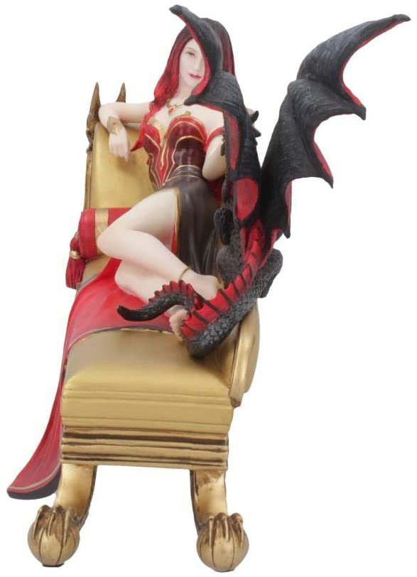 Artist Collections~ Dragon Companion James Ryman Figurine 25cm Gold, Resin, One Size