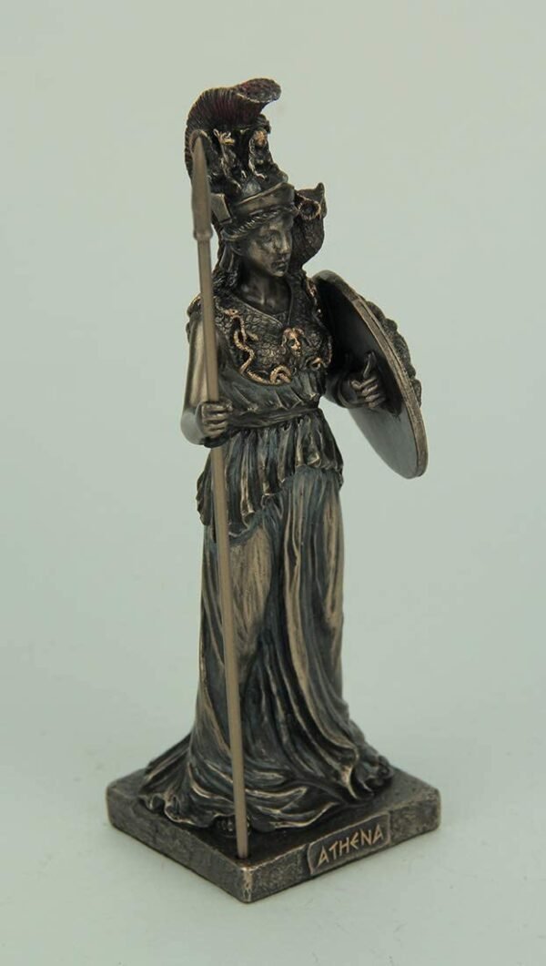 Magic  Collection~Athena Greek Goddess of Wisdom & War Bronze Finish Statue