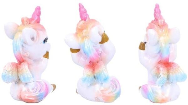 Fantasy Collection~ U4713P9 Three Wise Pegacorns 5.8cm, White, One Size