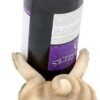 Animal Collection~ Guzzlers Pug Wine Bottle Holder 21cm Fawn