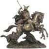 Magic  Collection~Odin Riding Sleipnir Sculpture Followed by Wolf