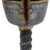 Mythology Collection~ B3245H7 Crusader Goblet 18cm Silver, Resin w/stainless steel insert, One Size