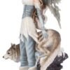 Fantasy Collection~ Wolf Princess Figurine 65cm White