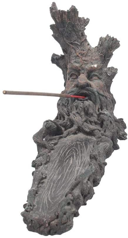 Light Collection~Tree Man Incense Holder 27.5cm, Brown, One Size