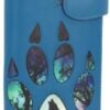 Animal Collection~ Footprints Purse 19cm Blue
