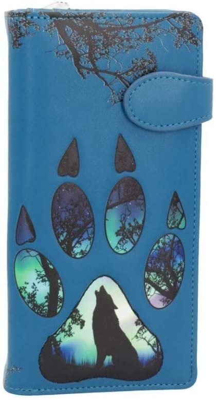 Animal Collection~ Footprints Purse 19cm Blue