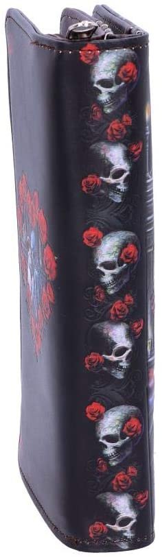 Artist Collections~ B4862P9 Forever Yours Embossed Purse Anne Stokes 18.5cm, Black