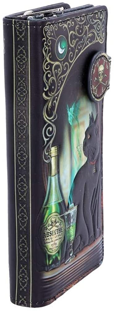 Lisa Parker Women Absinthe Black Cat Embossed Purse