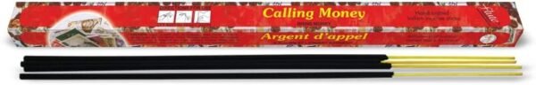 Witchcraft~Flute Calling Money Fragrant Charcoal Incense Sticks Pack - 200 Sticks Total