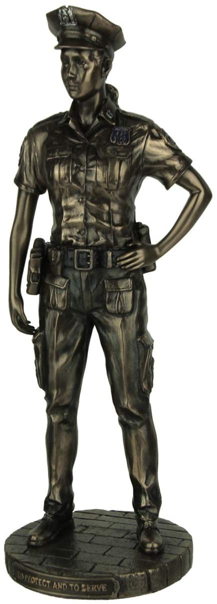 Magic  Collection~Police Woman to Protect and Serve Police Officer Tribute Statue