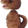 Animal Collection~ Bobosaurus Tyrannosaurus T-Rex Bobble Head Figurine, Polyresin, Brown, One Size