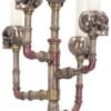 Magicun N.Giftware~Cranial Candelabra 40.5cm Candle Holder, us:one Size, Bronze