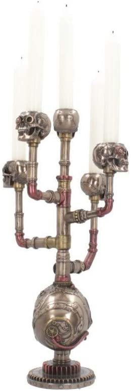 Magicun N.Giftware~Cranial Candelabra 40.5cm Candle Holder, us:one Size, Bronze