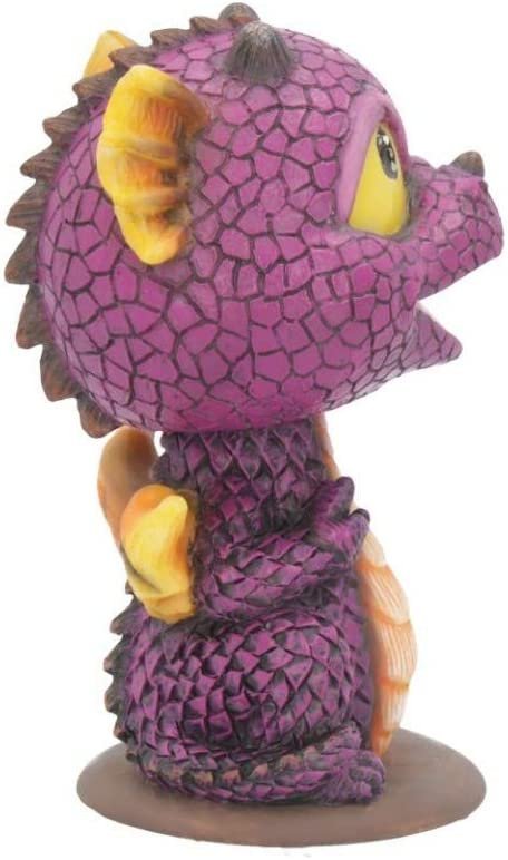Fantasy Collection~ Bobagon Dragon Bobblehead 10.5cm Red, Resin, One Size
