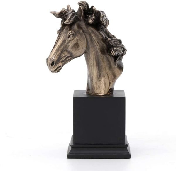 Magic  Collection~Horse Head Bust On Plinth