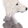 Magicun N.Giftware~Snow Searcher Wolf Bust 12cm, Polyresin, White, One Size