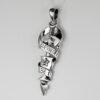 Sterling Silver Blessed Be Wiccan Chalice Blade Pendant