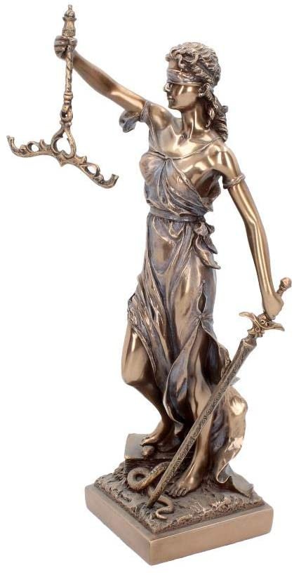 Mythology Collection~ La Justicia Figurine 38cm Bronze