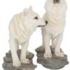 Animal Collection~ Watchers Set of 2 15.6cm Figurine, White