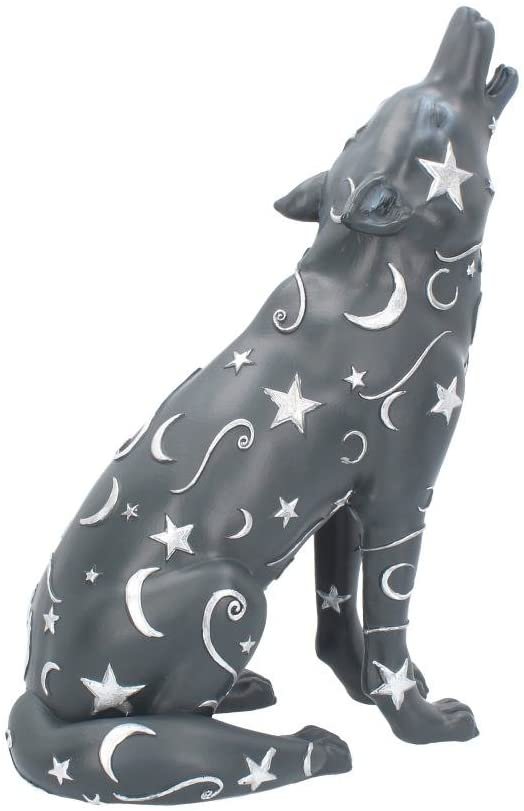 Animal Collection~ Lupus Figurine 29cm Grey, Resin, One Size