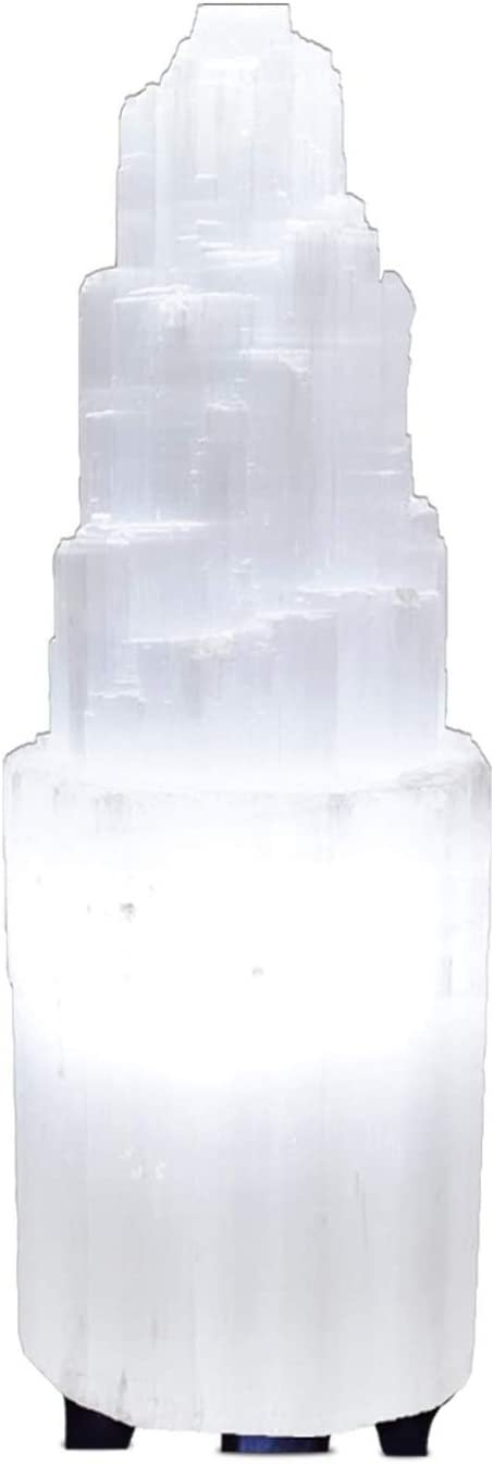 Selenite Crystal Lamp Crystal Light Lamp, Healing & Meditation Extra Large Crystal