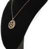Witchcraft~cooltime Stainless Steel Pentacle Pendant Necklace Pentagram Celtic Knot Star Circle Crescent Charm Jewelry