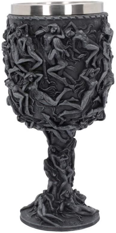 Dark Collection~Hells Desire Goblet 20cm, Resin, Grey, One Size