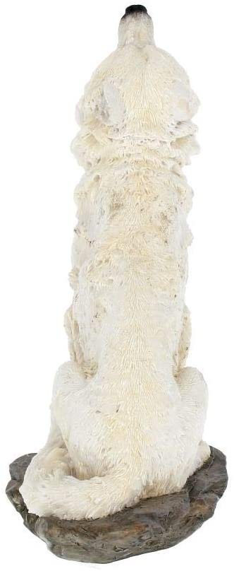 Animal Collection~ H2521G6 Storms Cry Figurine 22cm White