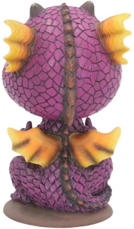 Fantasy Collection~ Bobagon Dragon Bobblehead 10.5cm Red, Resin, One Size