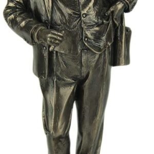 Magic  Collection~British Prime Minister Winston Churchill Bronze Finished Statue
