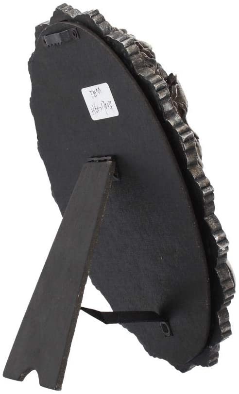 Dark Collection~Beautiful Wall Plaque 22cm Grey, Polyresin