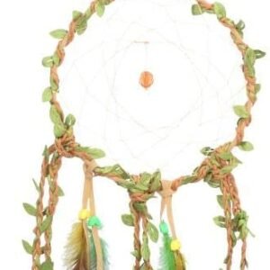 Light Collection~Secret Garden Dreamcatcher 15cm Brown, Plastic and Flocking