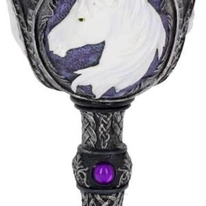 Fantasy Collection~ U2886H7 Unicorn Elixir Goblet Goblet 22cm Black