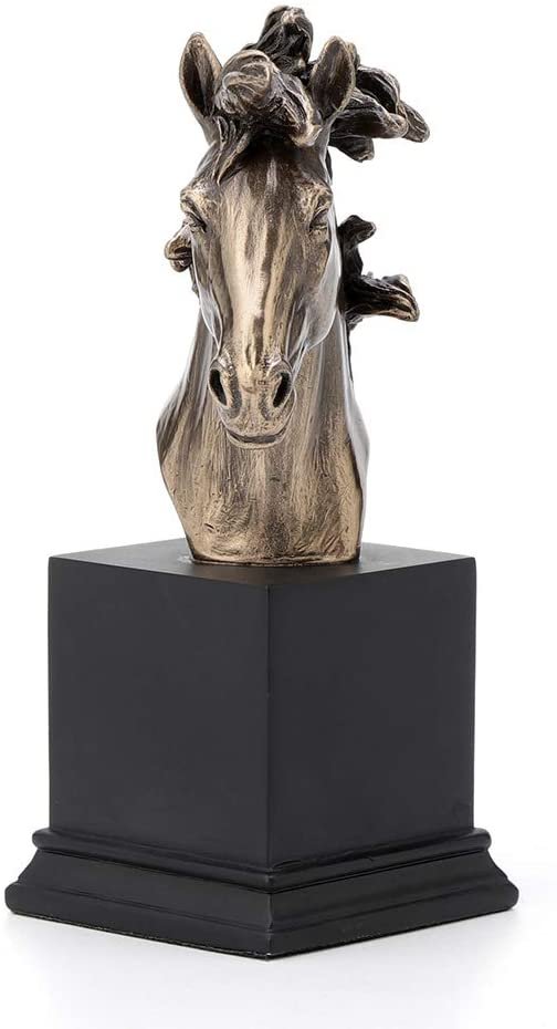 Magic  Collection~Horse Head Bust On Plinth