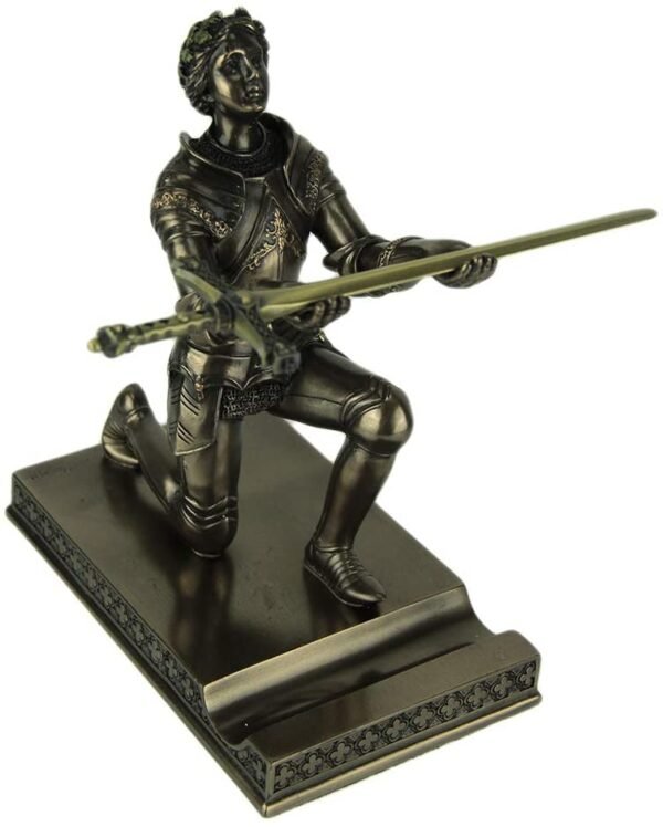 Magic  Collection~Veronese Joan of Arc Kneeling Pen Holder Figurine (with Letter Opener)