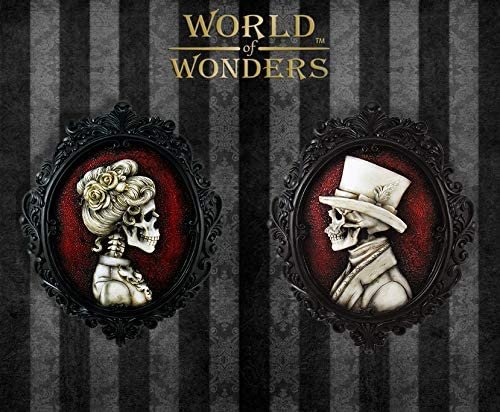 Magic  Collection~World of Wonders Victorian Gothic Collection Cameo Count Vladimir Gothic Wall Sculptures | Halloween Decorations | Hallway Wall Art | Fall Decorations for Home | Spooky Decor -13.75"