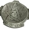 Magicun Altar~Dryad Design Pewter Moon Phase Pentacle Wiccan Altar Bowl