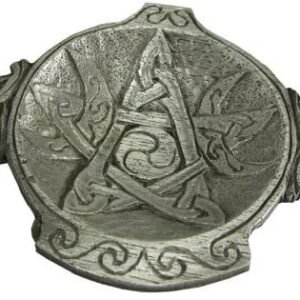 Magicun Altar~Dryad Design Pewter Moon Phase Pentacle Wiccan Altar Bowl