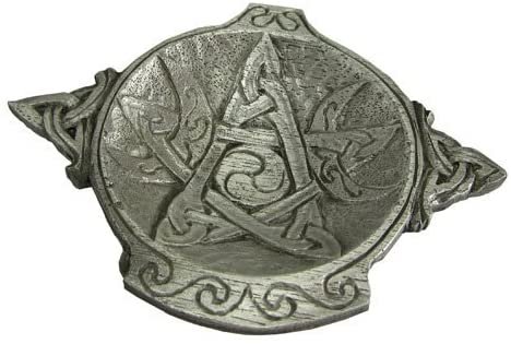Magicun Altar~Dryad Design Pewter Moon Phase Pentacle Wiccan Altar Bowl