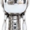 Magicun N.Giftware~Terminator Head Goblet 17cm Silver, Resin w/Stainless Steel Insert