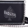 Band Merchandise~ Officially Licensed Motorhead Ace of Spades Warpig Snaggletooth Wallet, Black, 11cm