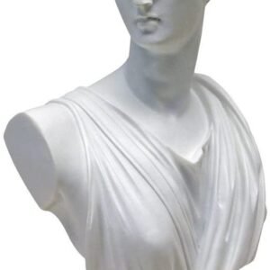 Magicun  Collection~Design Toscano PD72519 Diana of Versailles Bonded Marble Resin Sculptural Bust, White