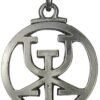 Soloman Pentant~Pewter Icelandic Binding Rune - Obtain Riches Pendant