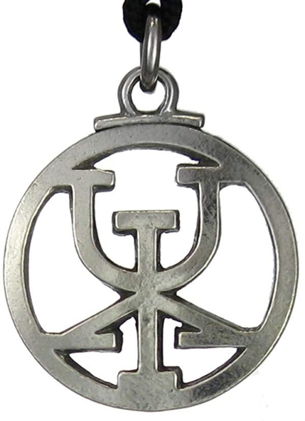 Soloman Pentant~Pewter Icelandic Binding Rune - Obtain Riches Pendant